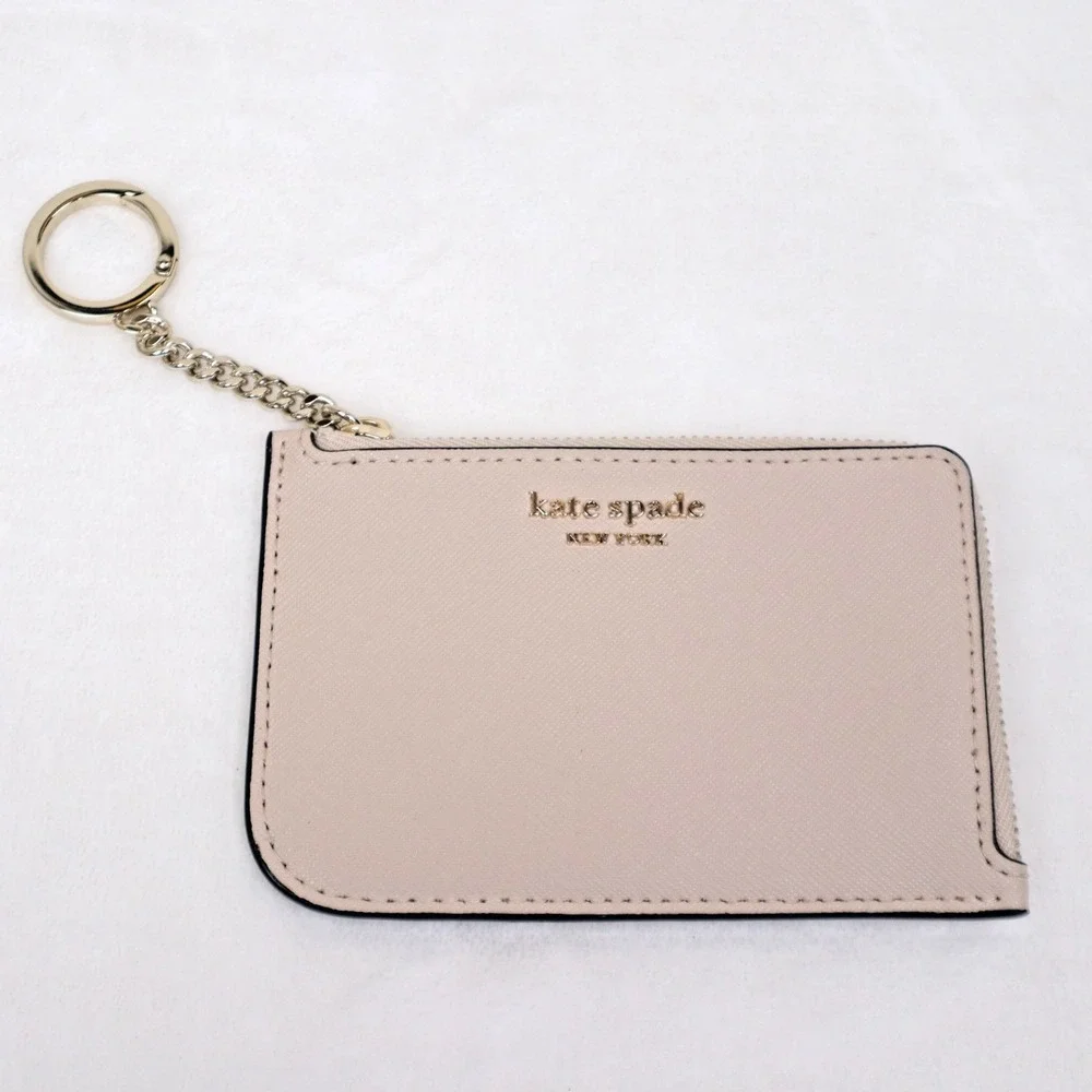 Kate Spade Cameron Medium L-Zip Card Holder Wallet Pink